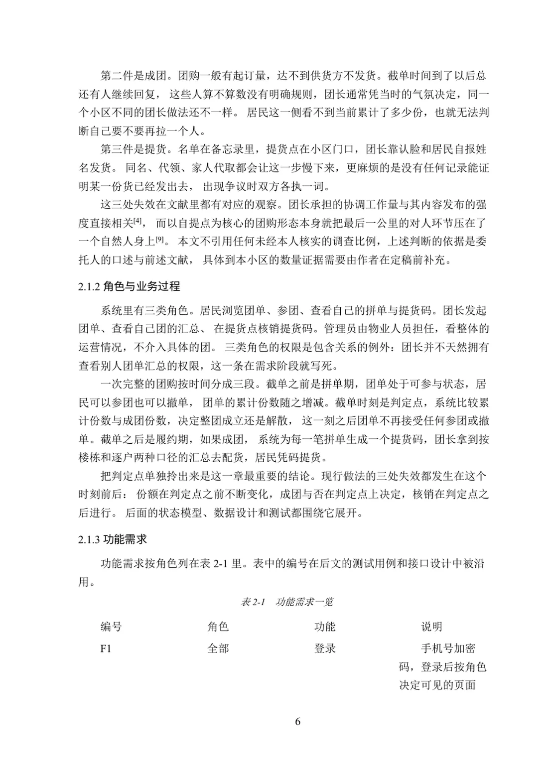 社区团购拼单管理系统的设计与实现 第 6 页
